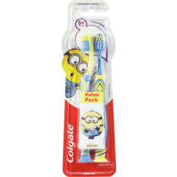 Photo of Colgate Kids Minions Manual Toothbrush For Children 6+ Years, Value 2 Pack, Extra Soft Bristles, Colours May Vary