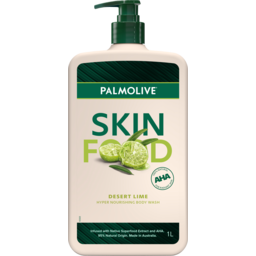 Photo of Palmolive Skin Food Body Wash Soap, , Desert Lime, Natural Aha