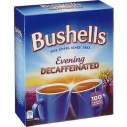 Photo of Bushells Black Tea Evening Decaffeinated 100 Pack