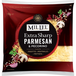 Photo of Mil Lel Extra Sharp Parmesan & Pecorino Shredded Cheese