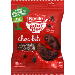 Photo of Nestle Bakers Choice Dark Choc Bits 200g 200g