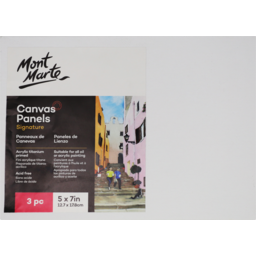 Photo of Mm Signature Canvas Panels 3pc 12.7 X 17.8cm