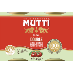 Photo of Mutti Double Concentrated Tomato Paste 2x140gm