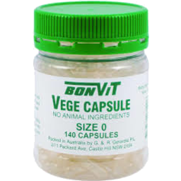 Photo of Bonvit Empty Vege-Cap '0' 140c