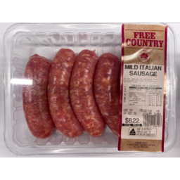 Photo of Free Country Sausage Mild Italian Rw