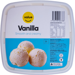 Photo of Value Vanilla Ice Cream 2l