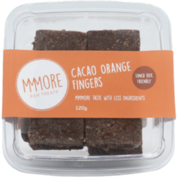 Photo of MMMORE Raw Treats  Cacao Orange Fingers (6 x 20gm)