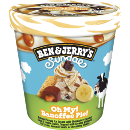 Photo of Ben & Jerry’S Ice Cream Oh My! Banoffee Pie! Sundae 427 Ml 