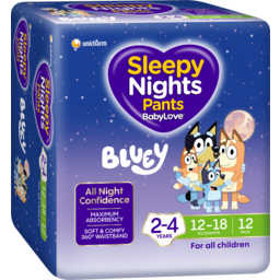 Photo of Babylove Sleepy Nights Pants For Boys & Girls 2-4yrs 12-18kg 12 Pack