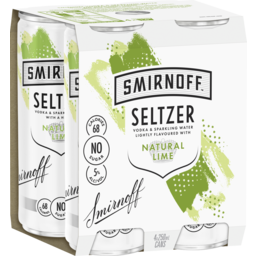 Photo of Smirnoff Seltzer Lime Can