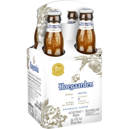 Photo of Hoegaarden White Beer Wheat 4pk x330ml Bottles