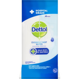Photo of Dettol Antibacterial Disinfectant Surface Cleaning 45 Wipes