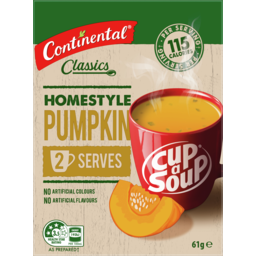 Photo of Continental Cup A Soup Homestyle Pumpkin 2 Pack 61g 61g