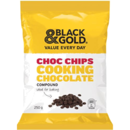 Photo of Black & Gold Choc Chips 250g