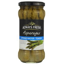 Photo of Always Fresh Green Asparagus in Spring Water