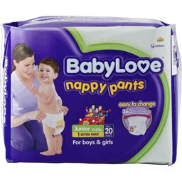 Photo of Babylove Nappy Pants Junior 15-25kg 22pk