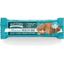 Photo of Mayver's Natural Health Bar Salted Caramel Peanut Butter Single 40g