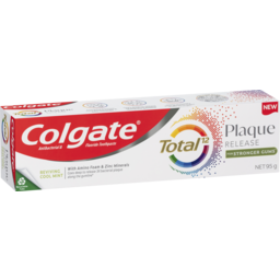 Photo of Colgate Total Plaque Release Toothpaste, 95g, Reviving Cool Mint, For Stronger Gums 95g