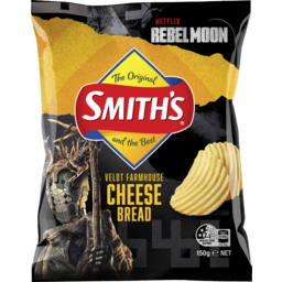 Photo of Smiths Crinkle Cut Netflix Rebel Moon Cheese Bread Chips 150g