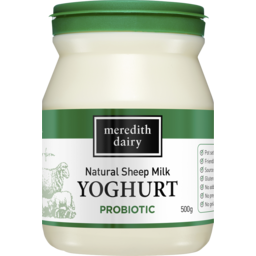 Photo of Meredith Green Lid Yoghurt 500gm