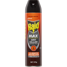 Photo of Raid Max Surface Spray Ant Killer Aerosol 375g