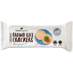 Photo of Ceres Organics Brown Rice Crackers - Original 