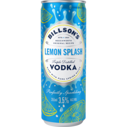 Photo of Billson's Vodka With Lemon Splash 355ml