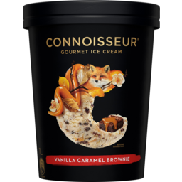 Photo of Connoisseur Vanilla Caramel Brownie Ice Cream 1l