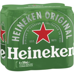 Photo of Heineken Original Lager Can 6.0x500ml