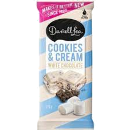 Photo of Darrell Lea Black Cookies & Cream White Chocolate
