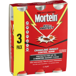 Photo of Mortein Kill & Protect Diy Insect Control Bomb Crawling Insects 3.0x125g
