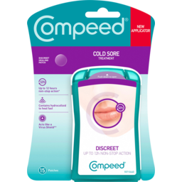 Photo of Compeed Cold Sore Discreet Healing Patch 15 Pack