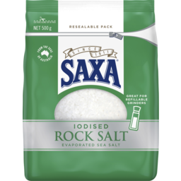 Photo of Saxa® Iodised Rock Salt 500g