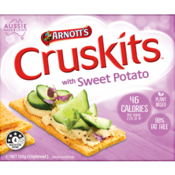 Photo of Arnott's Cruskits Crispbread Sweet Potato 120g