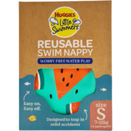 Photo of Huggies Little Swimmers Small Reusable Swim Nappy 7-12kg Single Pack