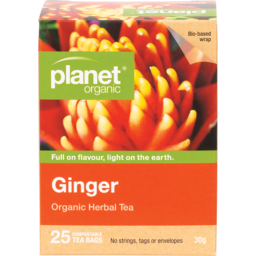 Photo of Planet Organic - Ginger Tea Bags 25 Pack