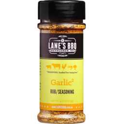 Photo of Lanes BBQ Garlic2 Rub/Seasoning 113g