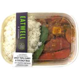 Photo of Eat Well Roasted Vegetable & Tofu Curry With Coconut Rice 350g