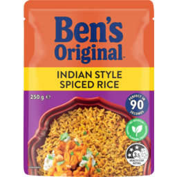 Photo of Bens Original Express Rice Indian Style Spiced 250g