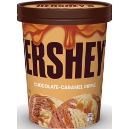 Photo of 	HERSHEYS ICE CREAM CHOCOLATE  CARAMEL 1L