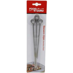 Photo of Food Guru Skewers Stainless Steel 12pk