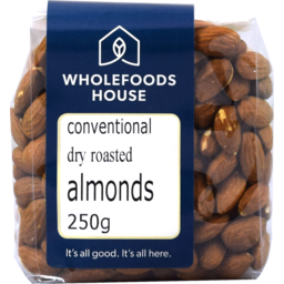 Photo of Wholefoods House Almonds Dry Roasted Conventional 250g