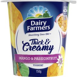 Photo of Dairy Farmers Thick & Creamy Mango & Passionfruit Yoghurt 150g