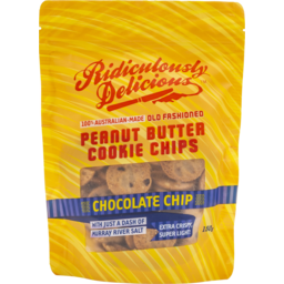 Photo of Ridiculously Delicious Peanut Butter Cookie Chips Choc Chip 150g