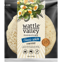 Photo of Wattle Valley Wraps Large White 600g
