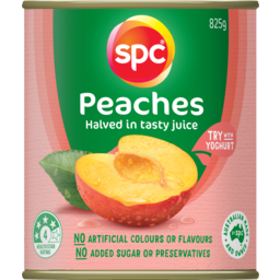 Photo of Canned Fruit, SPC Peaches Halved In Juice
