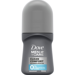 Photo of Dove Men + Care Clean Comfort 0% Aluminium Salts & Alcohol Deodorant Roll On