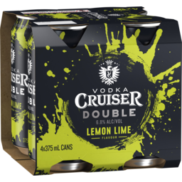 Photo of Vodka Cruiser Double Lemon Lime 6.8% Can