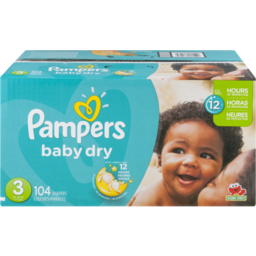Photo of Pampers Baby Dry Diapers Size 3 - 104 Ct 