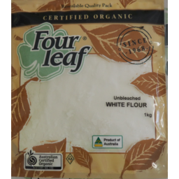 Photo of 4 Leaf Org White Flour Unbleached 1kg